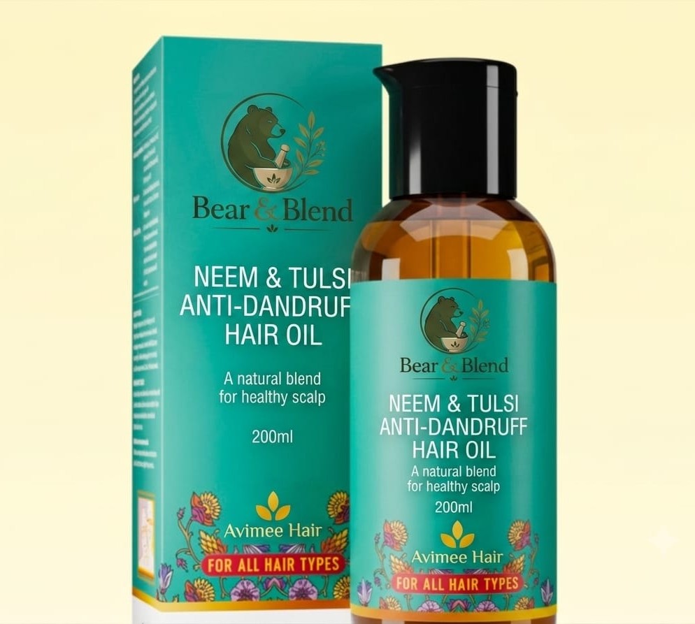  Neem & Tulsi Anti Dandruff Hair Oil - 200 ml